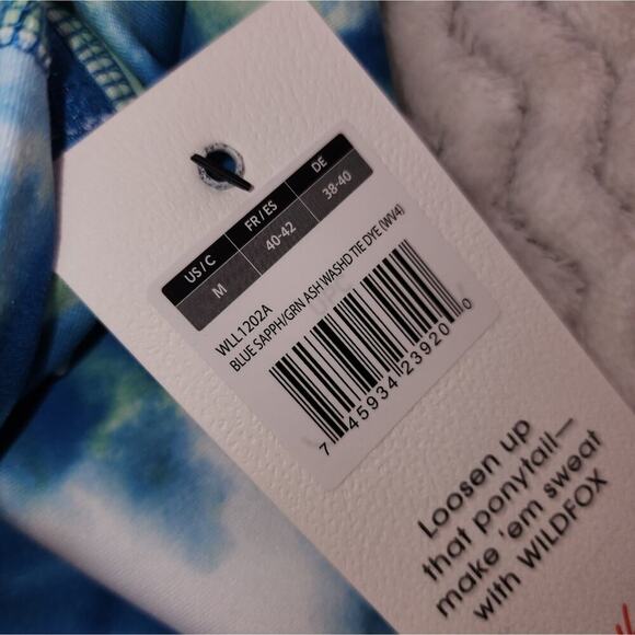 WILDFOX TIE DYE BLUE LEGGINGS MED - Picture 4 of 9